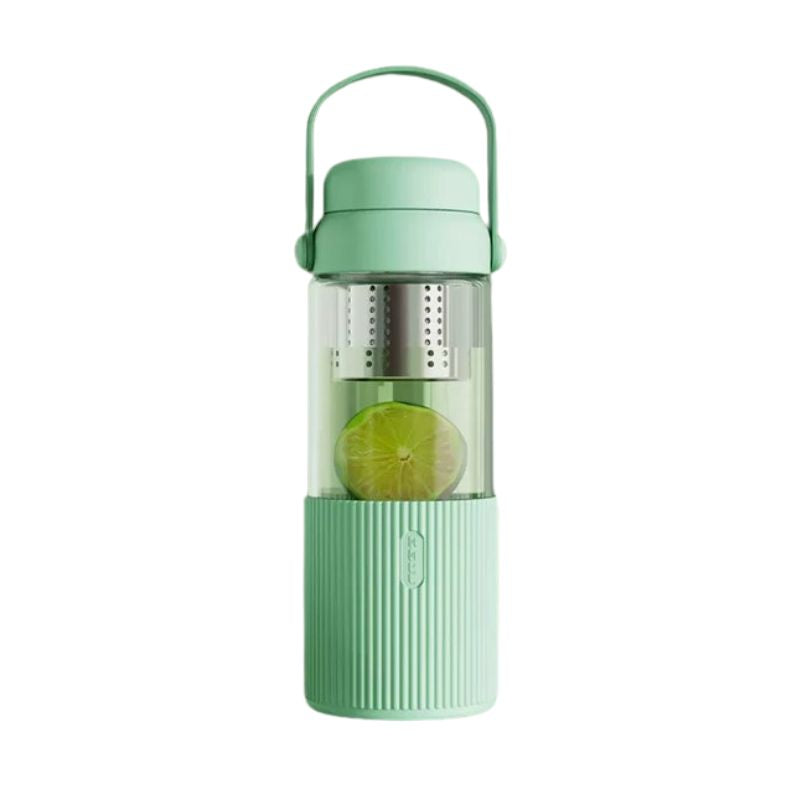 Trinkflasche Glas mit Infuser
