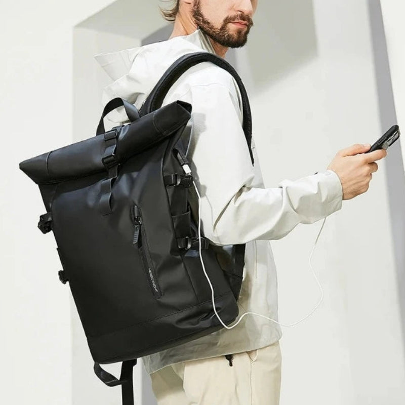Wasserabweisender Rolltop Rucksack