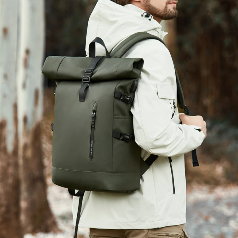 Wasserabweisender Rolltop Rucksack