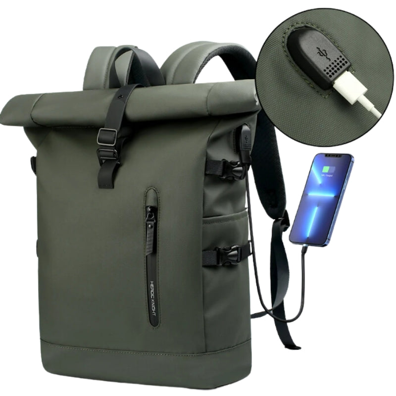 Wasserabweisender Rolltop Rucksack