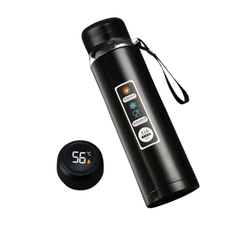 Thermoflasche mit Temperaturanzeige