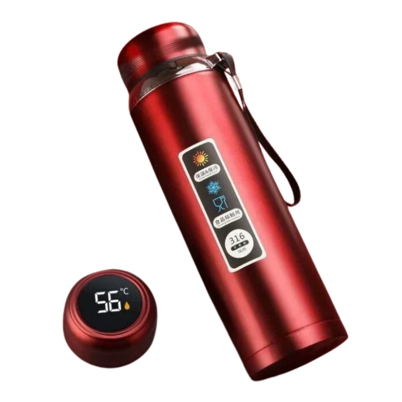 Thermoflasche mit Temperaturanzeige