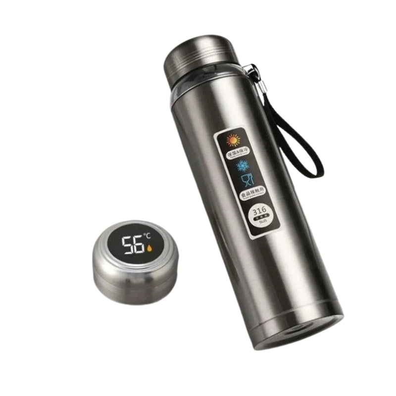 Thermoflasche mit Temperaturanzeige