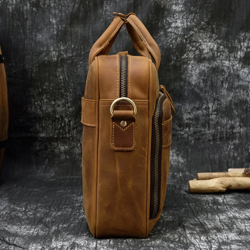 Leder Laptop Tasche Herren