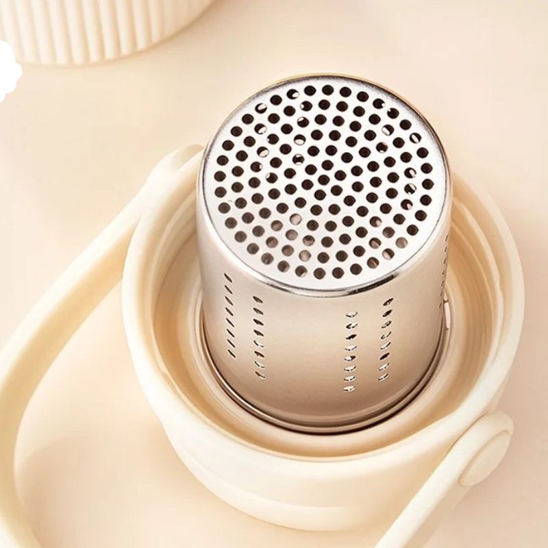 Trinkflasche Glas mit Infuser