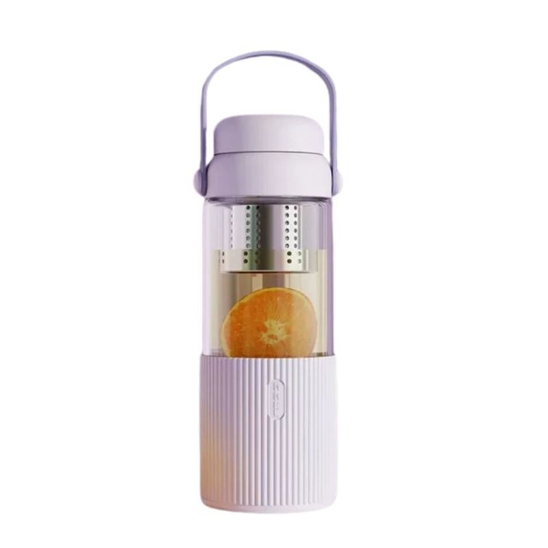 Trinkflasche Glas mit Infuser