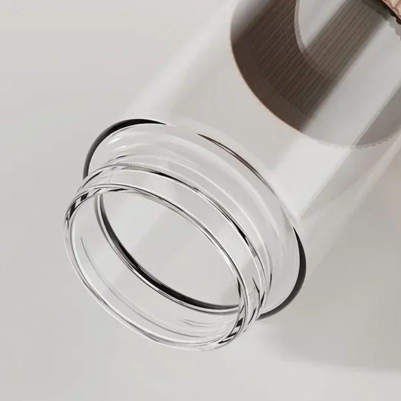 Trinkflasche Glas mit Infuser
