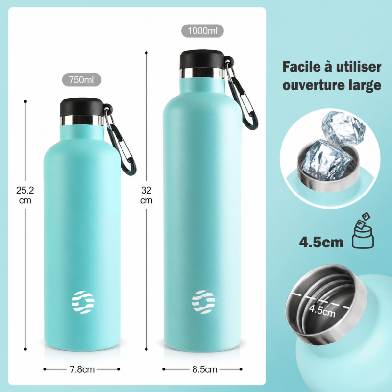 Isolierflasche Edelstahl