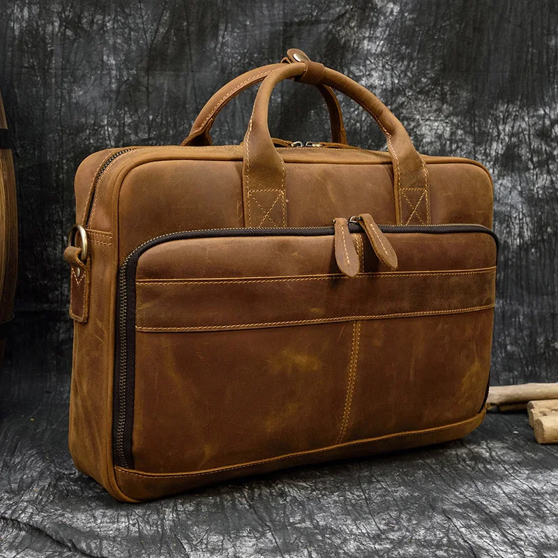 Leder Laptop Tasche Herren