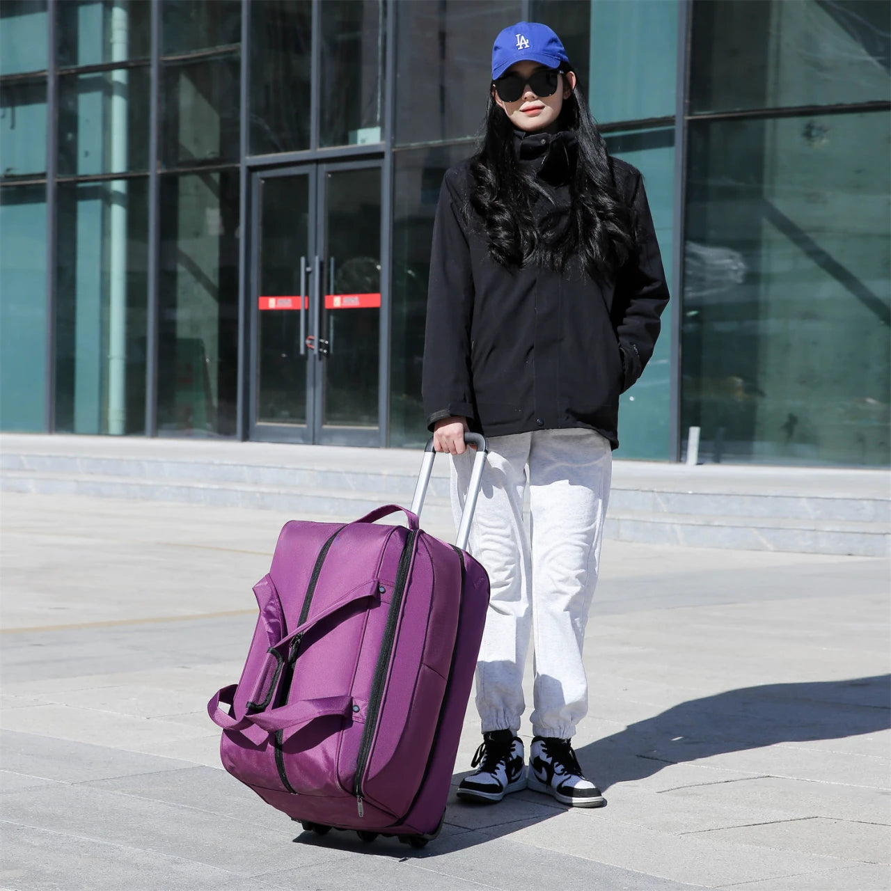 Unisex Reisetasche mit Rollen