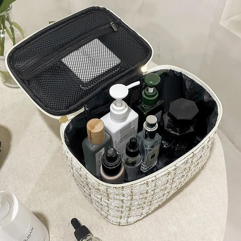 Große weiche Kosmetiktasche