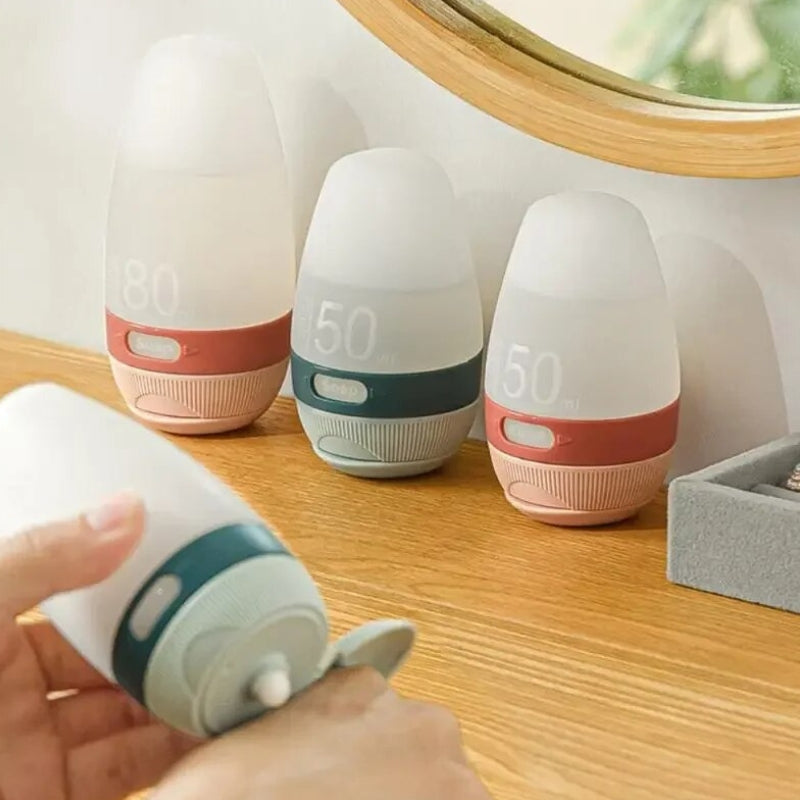 bouteille de voyage en silicone