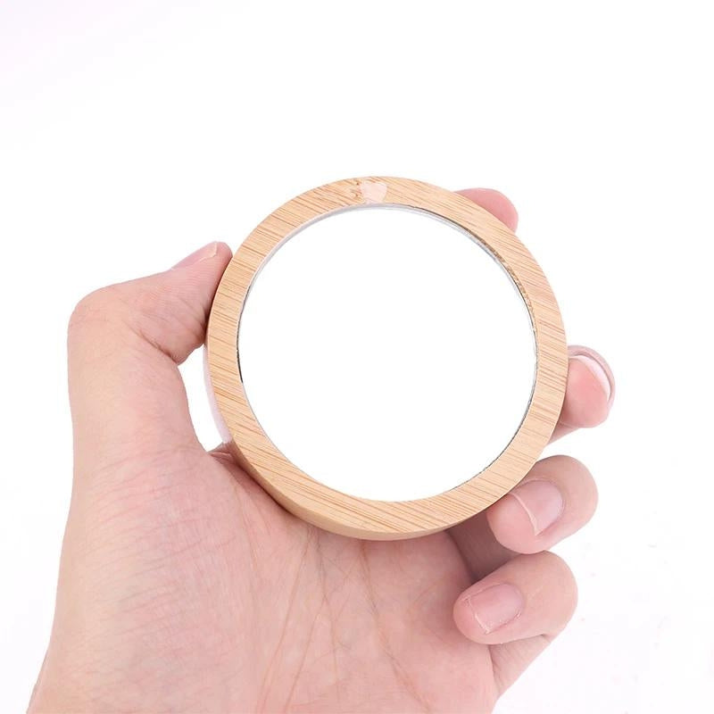 miroir de sac bois