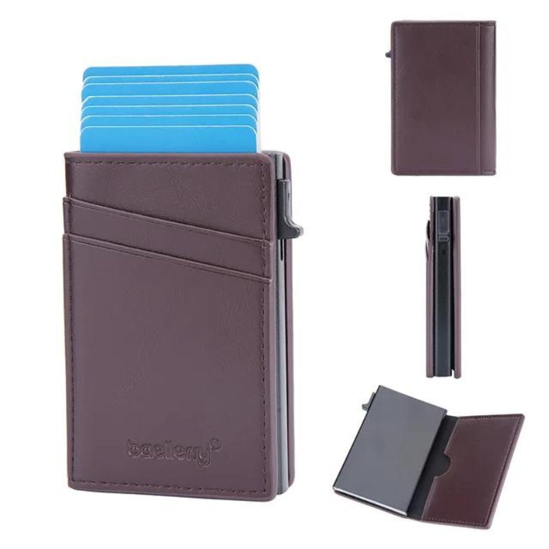 porte carte bancaire cuir homme