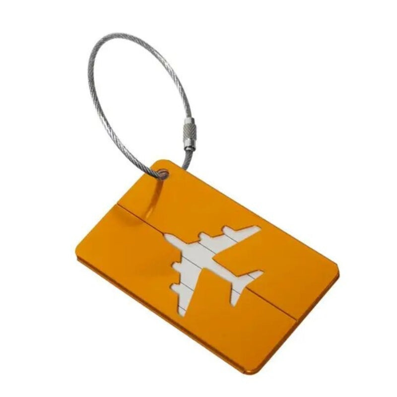 etiquette porte nom valise