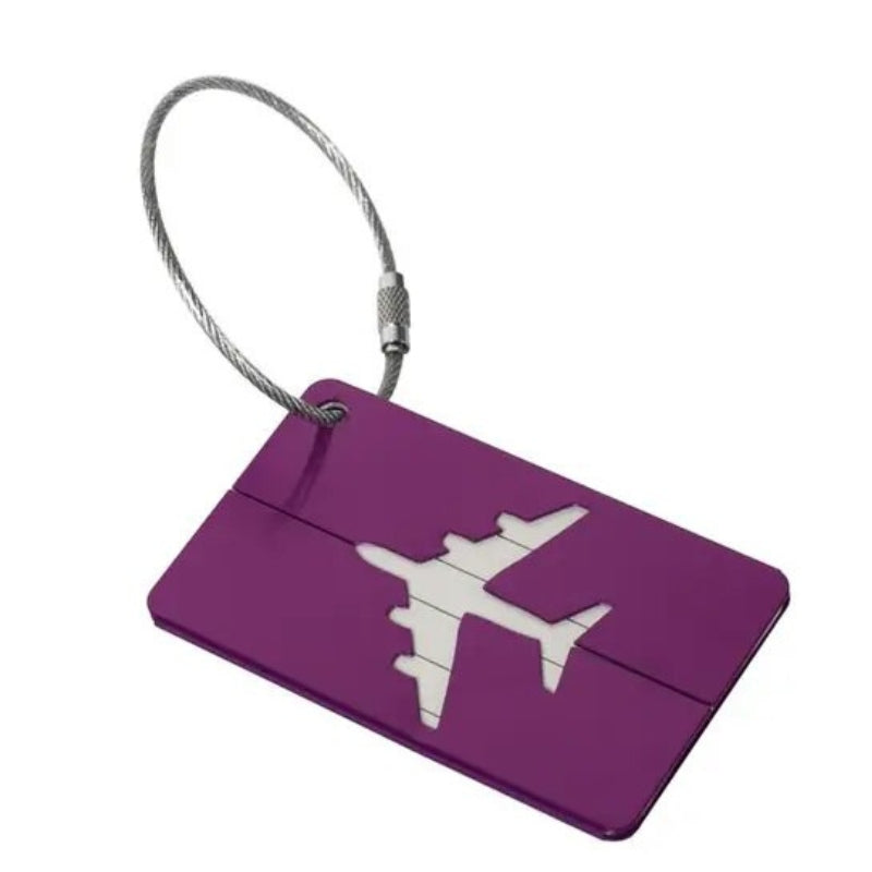 étiquette de bagage