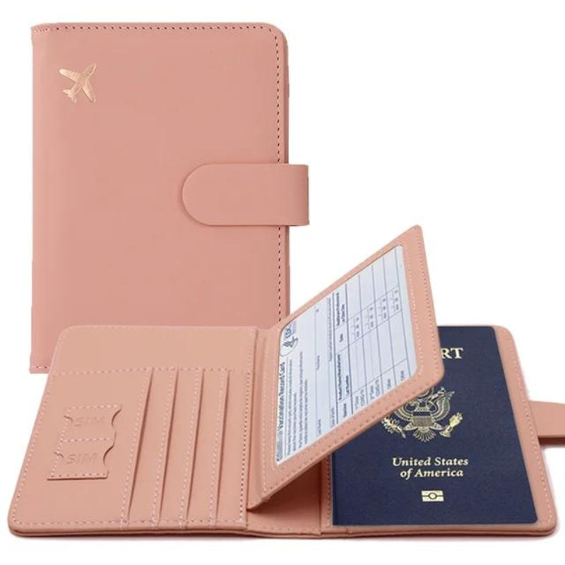 pochette passeport en cuir
