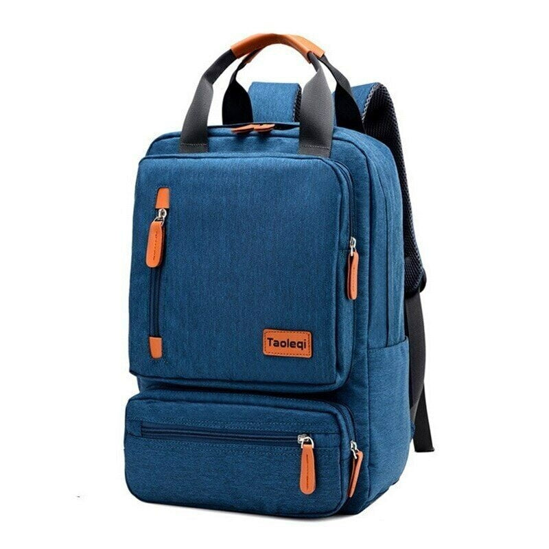 sac homme toile et cuir
