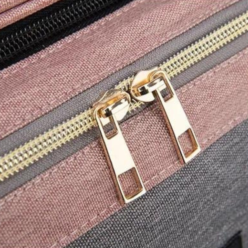 Wickelrucksack mit Babybett