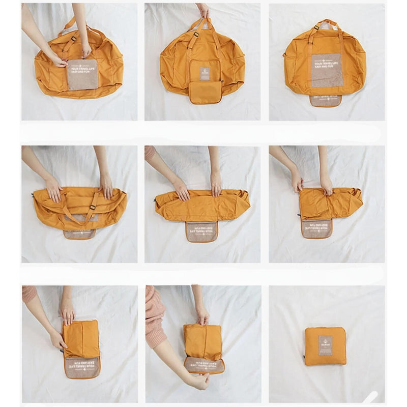 Faltbare Reisetasche mit Tasche