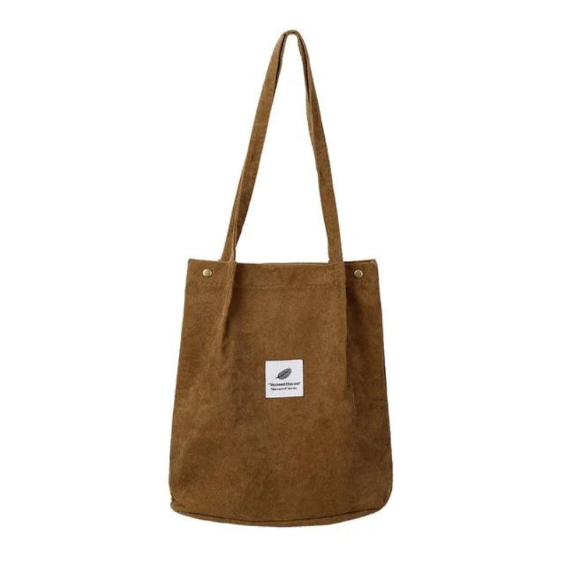 tote bag tissu marron